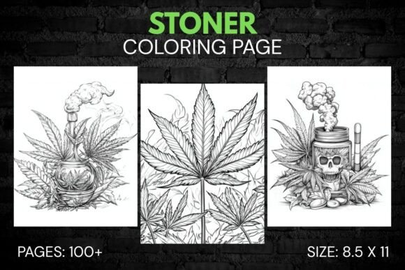 100 Stoner Coloring Book for Adults: A Journey into Mindful Creativity