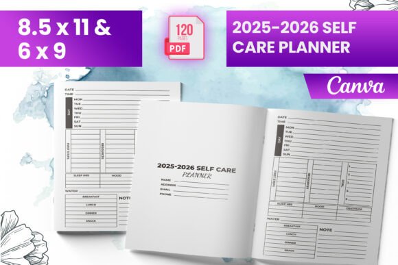 2025-2026 Self Care Planner KDP: A Practical Tool for Mindful Living and Productivity