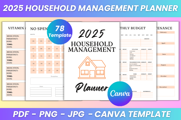2025 Household Management Planner Canva: A Strategic Tool for Organized Living