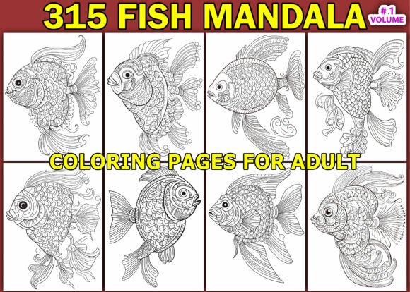 315 Fish Mandala Coloring Pages - KDP: A Comprehensive Guide for Creators and Publishers