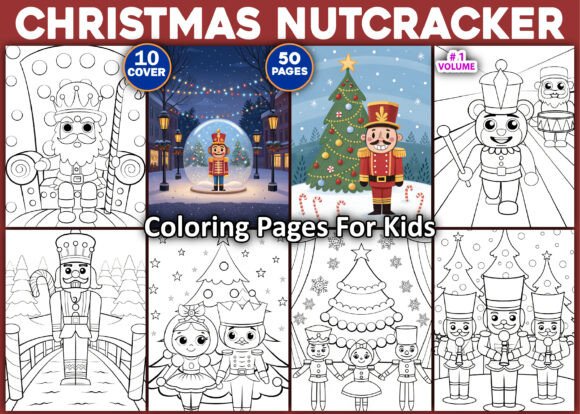 50 Christmas Nutcracker Coloring Pages