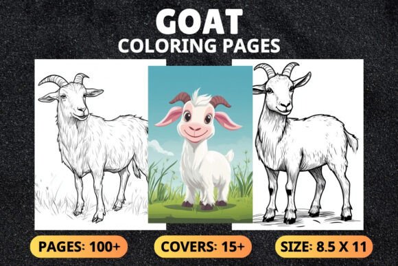 Goat Coloring Pages for Kids