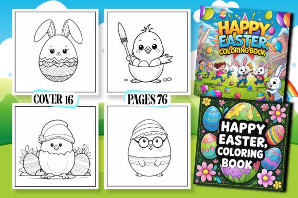 Happy Easter Coloring Page Books for Kids: A Creative and Educational Resource