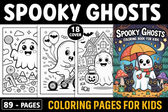 Spooky Ghosts Coloring Pages for Kids: A Creative and Educational Tool for Modern Parents and Creators