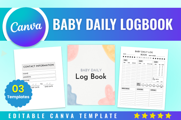 The Rise of the Editable Baby Daily Log Book Kdp Canva: A Must-Have Tool for Modern Parents and Creators